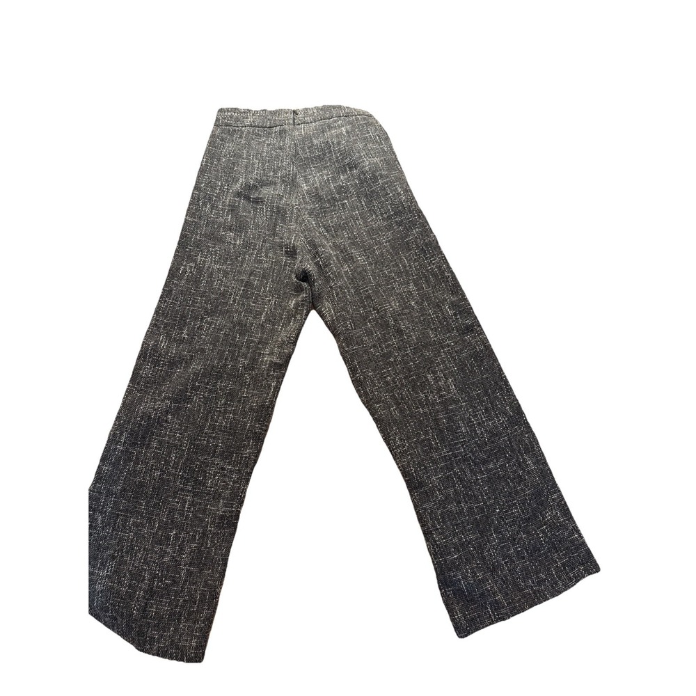 Sisters Wide Leg Blk/White Tweed Pant Girls WMNS Med School Career Street Dressy - Picture 7 of 10